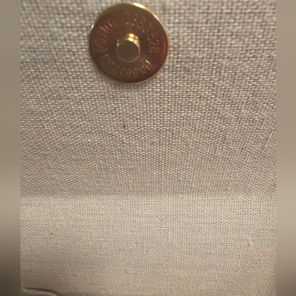 Haute hippie NEW purse wood and woven bamboo handle snap closure seen on tiktok - Picture 5 of 10